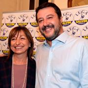 Donatella Tesei och Matteo Salvini.