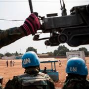 FN-missionen MINUSCA i Bangui, Centralafrikanska republiken. Bild från 2021.