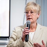 Marie Linder, förbundsordförande Hyresgästföreningen.