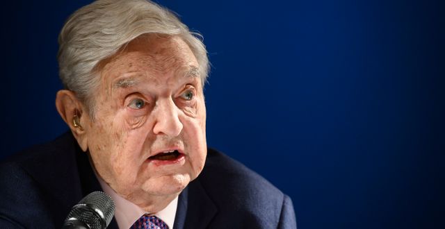 George Soros.  FABRICE COFFRINI / AFP
