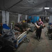 al Shifa-sjukhuset i Gaza den 4 juli.
