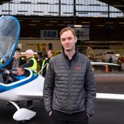 Anders Forslund, grundare och vd för bolaget Heart Aerospace som utvecklar ett elflygplan-