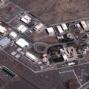 Natanz-anläggningen fotograferad 7 mars.