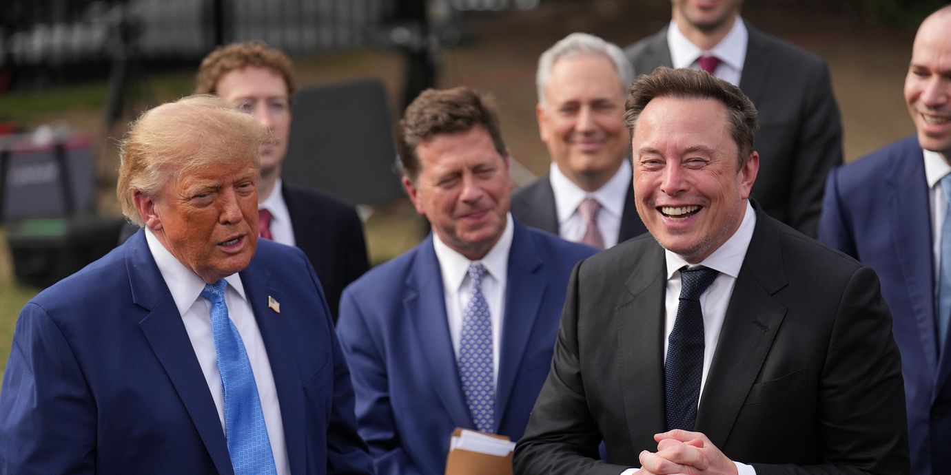 Trump och Musk i Washington i september.