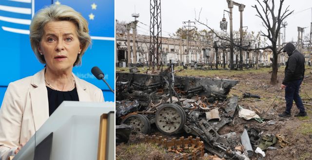 EU-kommisionens ordförande Ursula von der Leyen. AP