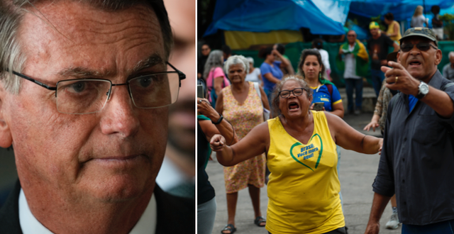 Bolsonaro/Upprörda anhängare till expresidenten TT