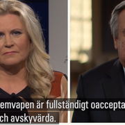 Camilla Kvartoft och António Guterres i Agenda. 