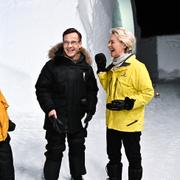 Ebba Busch, Ulf Kristersson och EU-kommissionens ordförande Ursula von der Leyen. 