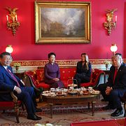 Presidentparen i Vita huset.