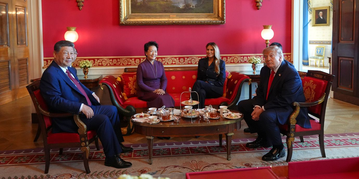 Presidentparen i Vita huset.