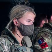 Brittiska soldater i samband med evakueringar från Afghanistan 2021. 