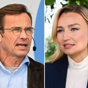 Ulf Kristersson, Ebba Busch och Björn Söder.