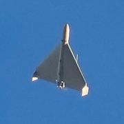 En iransk Sahed-drönare som används av Ryssland i den fullskaliga invasionen av Ukraina.