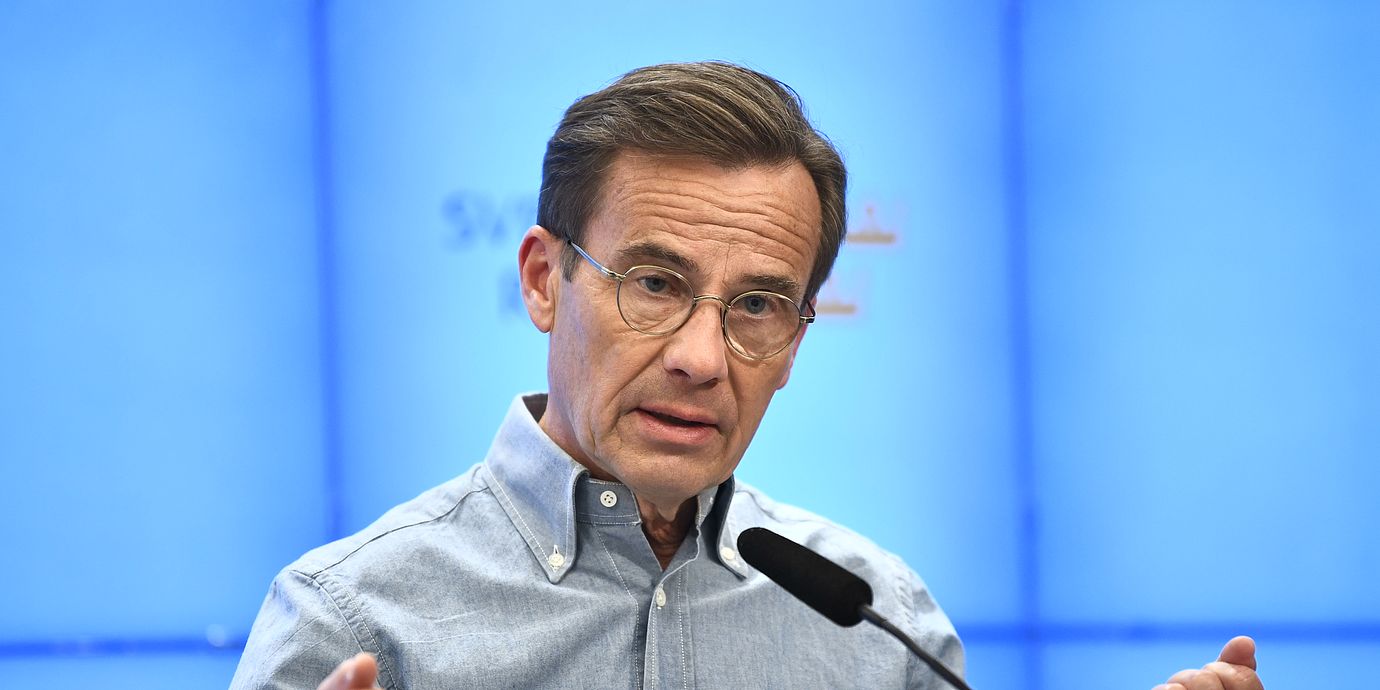 Statsminister Ulf Kristersson (M).