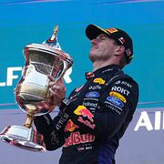 Max Verstappen vann Bahrain GP under söndagen.