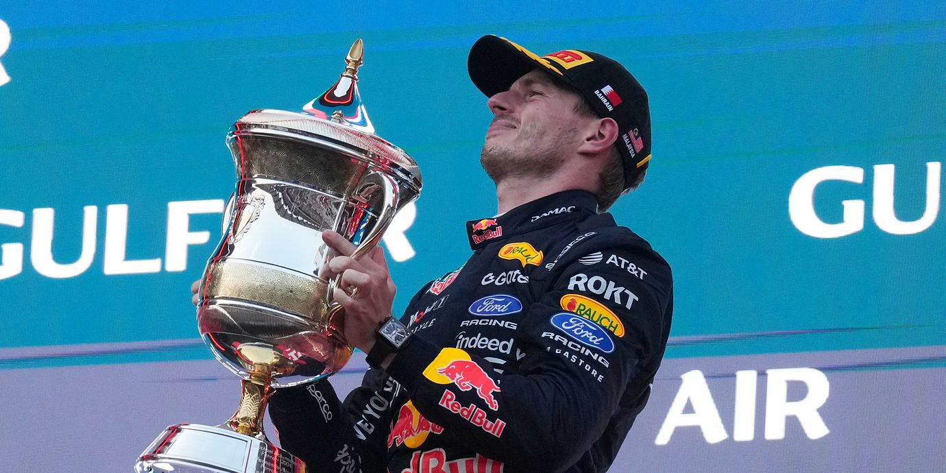 Max Verstappen vann Bahrain GP under söndagen.
