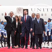 USA:s vicepresident JD Vance anländer till Pakistan.