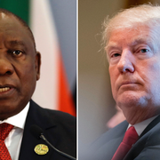 Cyril Ramaphosa, Donald Trump.