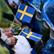 Firande av svenska nationaldagen.