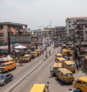 Bild från den nigerianska staden Lagos.  Mosa'ab Elshamy / AP