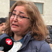 Manifestationen utanför Sös/Zahra Kazemipour.