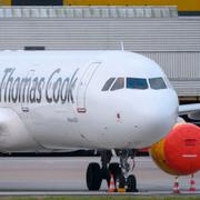 Ett Thomas Cook-flygplan.