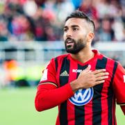 Saman Ghoddos i Östersunds tröja.