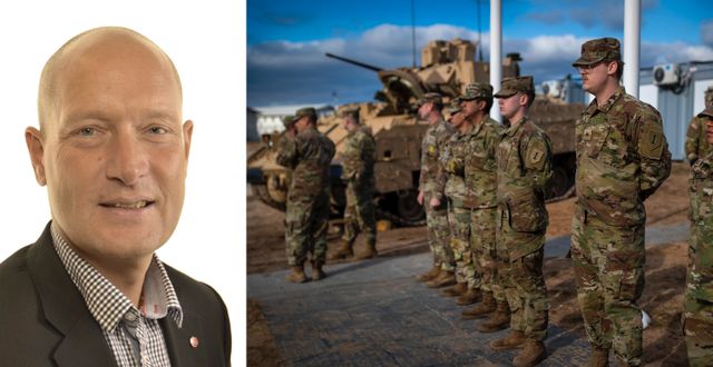 Hans Hoff/ Amerikanska militärer Riksdagen/AP