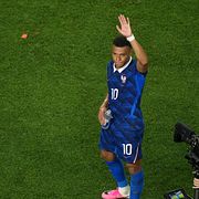 Kylian Mbappe i nattens match. 