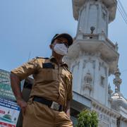 Polis i Mumbai. 