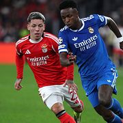 Gianluca Prestianni och Vinícius Junior. 