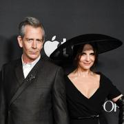 Ben Mendelsohn och Juliette Binoche på premiären för "The New Look” i New York.  