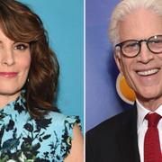 Tina Fey och Ted Danson.