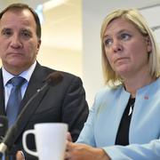 Illustration: Statsminister Stefan Löfven och finansminister Magdalena Andersson.