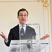 SD-ledaren Jimmie Åkesson och statsminister Ulf Kristersson (M)