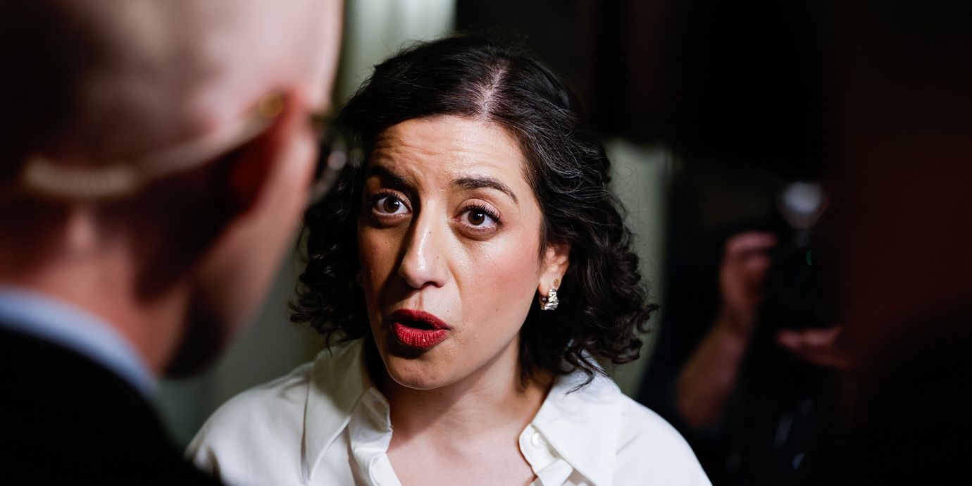 Liberalernas partiledare Simona Mohamsson, arkivbild från mars.