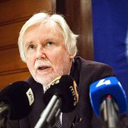 Erkki Tuomioja, Finlands utrikesminister.