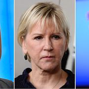 Annie Lööf, Margot Wallström och Stefan Löfven. 