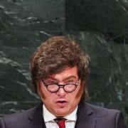 Argentinas president Javier Milei talar inför generalförsamlingen under FN:s högnivåvecka.