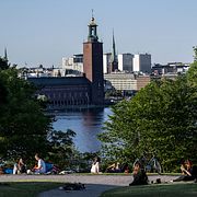 
Utsikt från Skinnarviksparken på Södermalm i Stockholm.