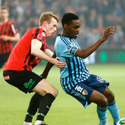 Bosse Andersson och Joel Asoro.