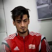 Mourad Laachraoui under preskonferens i våras.