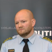 Polisens pressträff i Danmark