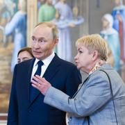 Arkivbild på Putin. 