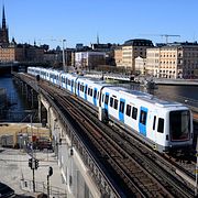 Arkivbild: Tunnelbanebron vid Slussen.