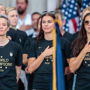 Megan Rapinoe, Alex Morgan och Carli Lloyd