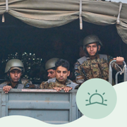 Indiska soldater i Kashmir.