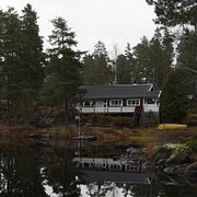 Ett fritidshus i Smedjebacken i Dalarna.