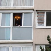 Lägenheten där gärningsmannen boddet