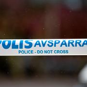 Polisavspärrning. Arkivbild